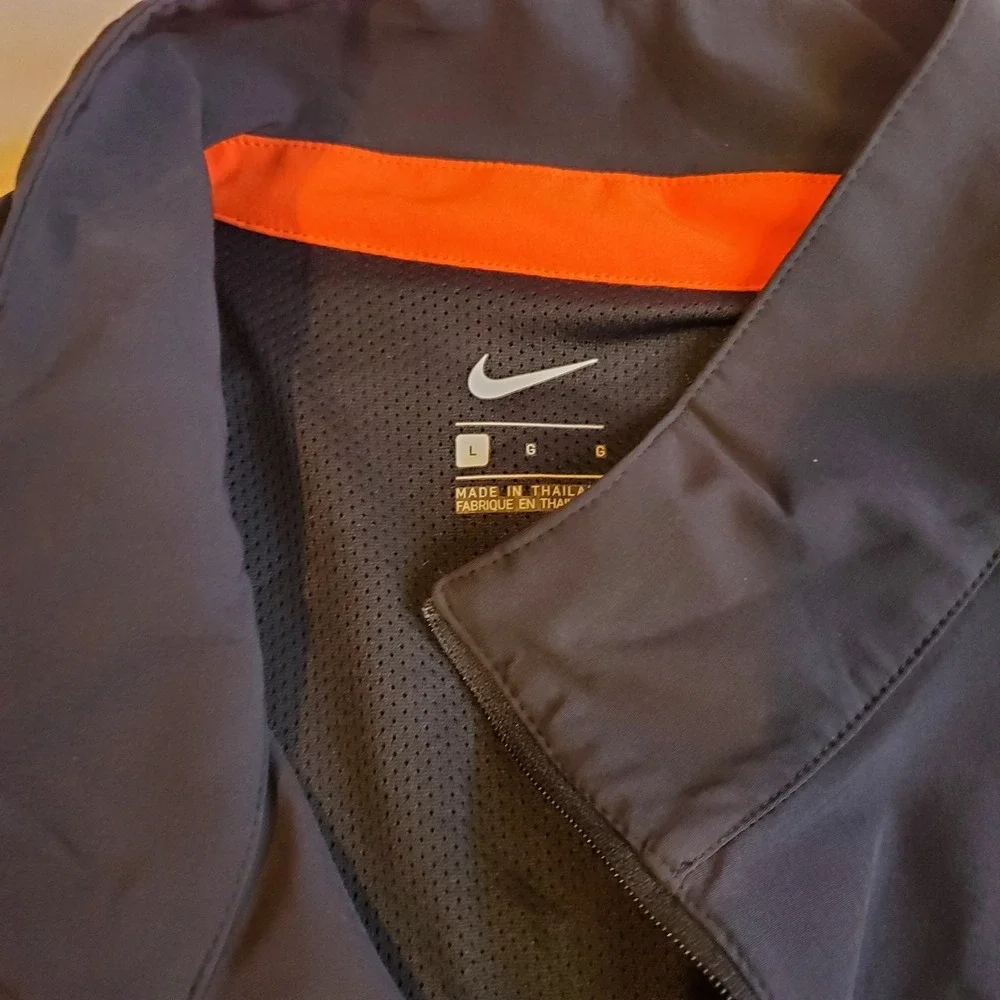 Nike Clemson Tigers Sideline Lightweight SS‎ Coaches Jacket Men's L Black New